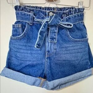 Denim Athletic Shorts for Women